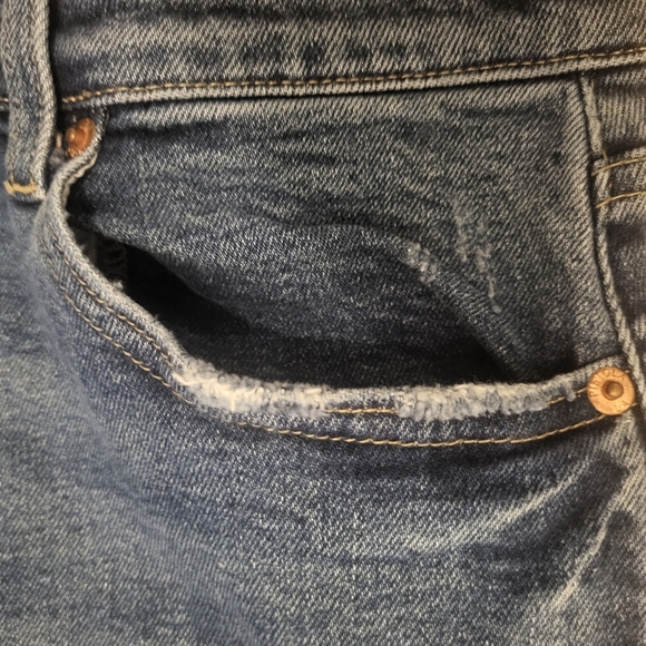 Pistola Anthropologie Dana High Rise Classic Flare Hyde Denim Jeans Sz 29 (8) - Picture 3 of 12